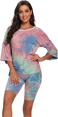 Two Piece Outfits Biker Shorts Sets for 