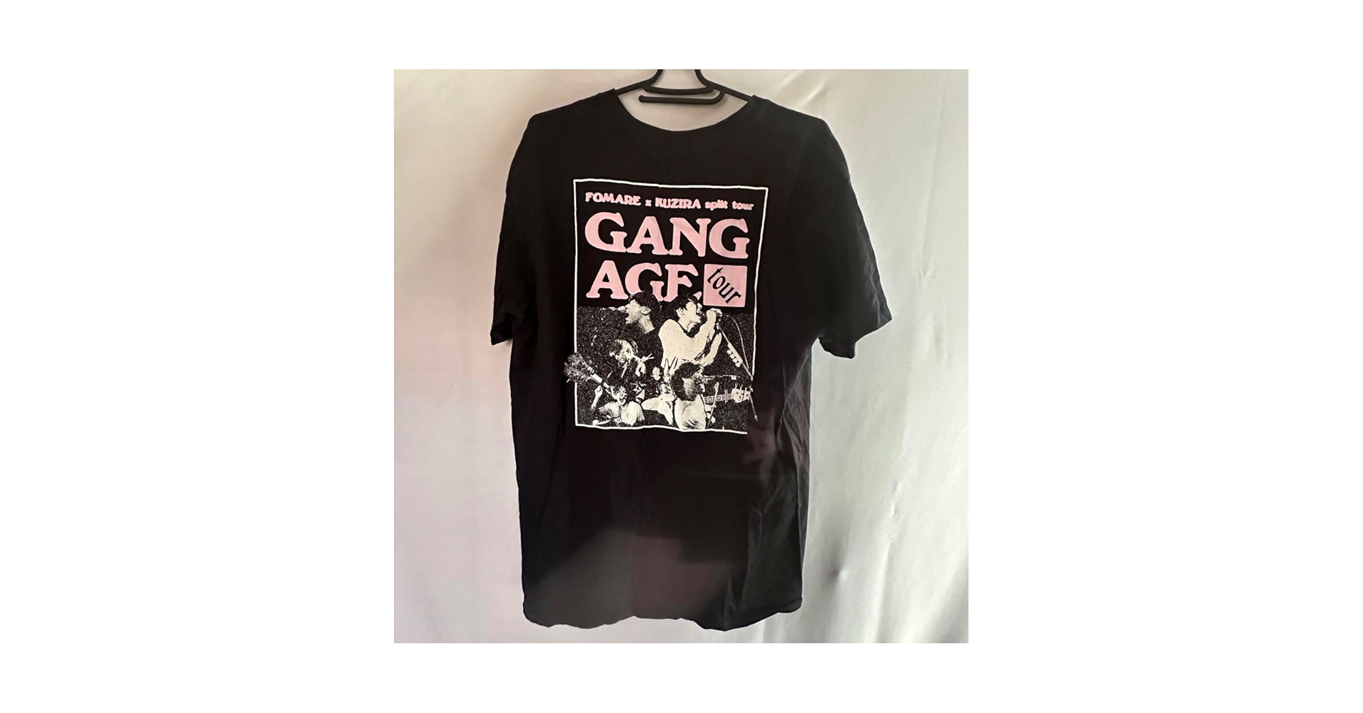 GANG AGE Tシャツ FOMARE × KUZIRAツアー Amazon.co.jp: KUZIRA×FOMARE GANG AGE ツアー Tシャツ 黒 L