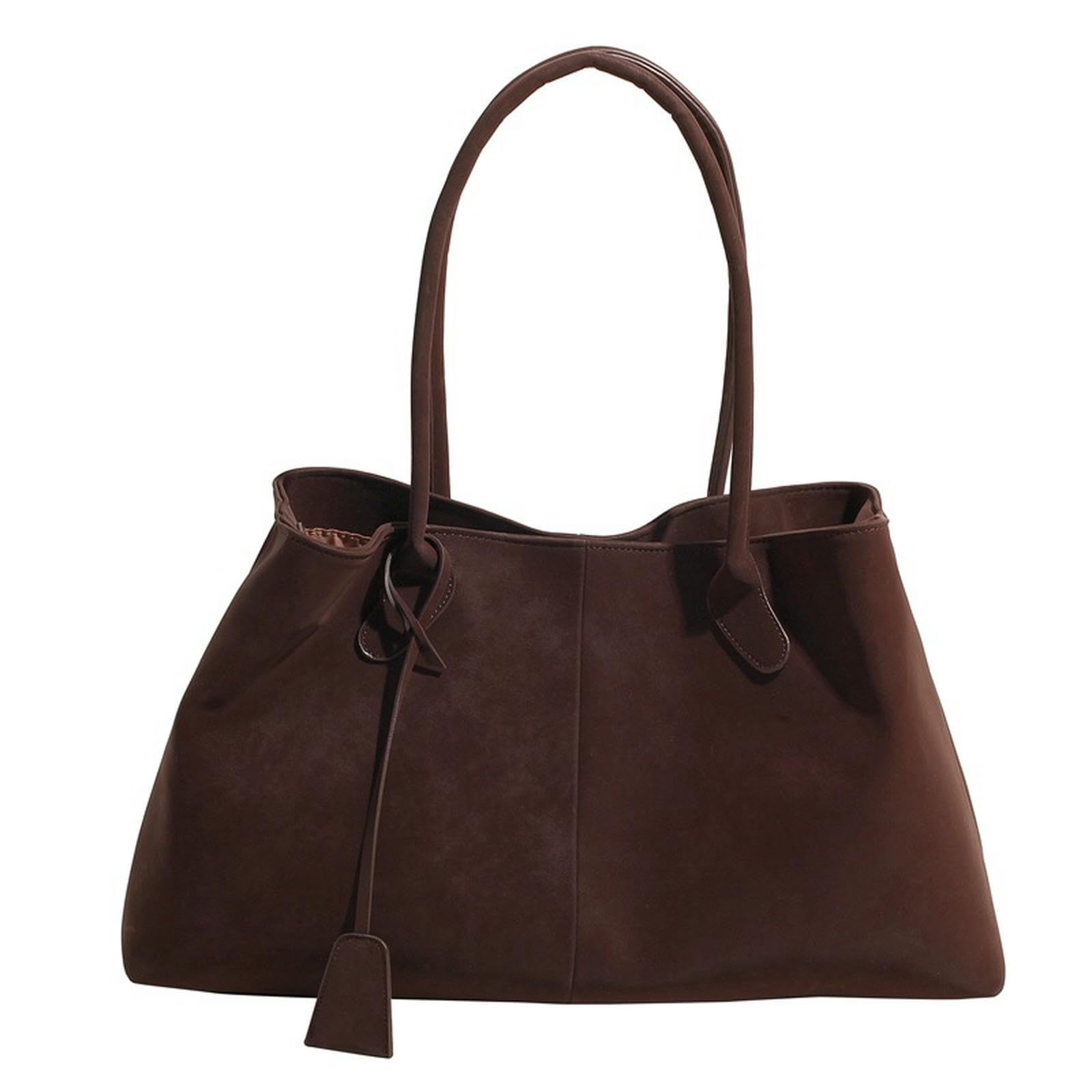 Borse a Tracolla Piccole Borsa retrò da Donna in Pelle Scamosciata Smerigliata per Andare al Lavoro sotto Le Ascelle-Verde