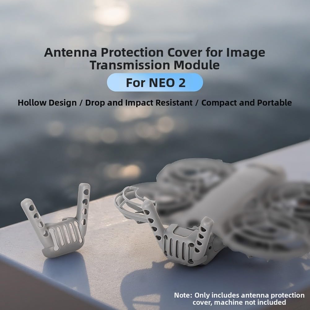 DJI NEO 2 Copertura Protettiva Antiurto PC Tail Antenna Shield Resistente alle Cadute Protezione Modulo Trasmissione Immagini Accessorio Compatto Grigio