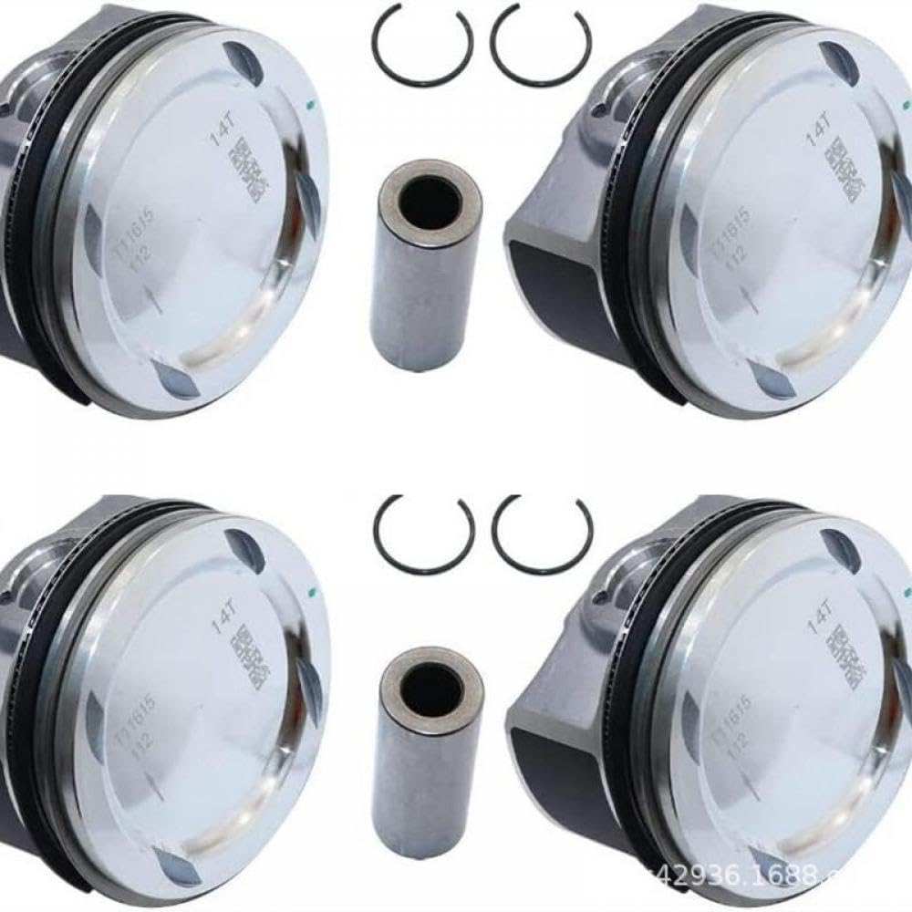 4 PCS 25198520 Engine Piston Pin Snap Ring Kit Compatible With Sonic Trax Encore 1.4L