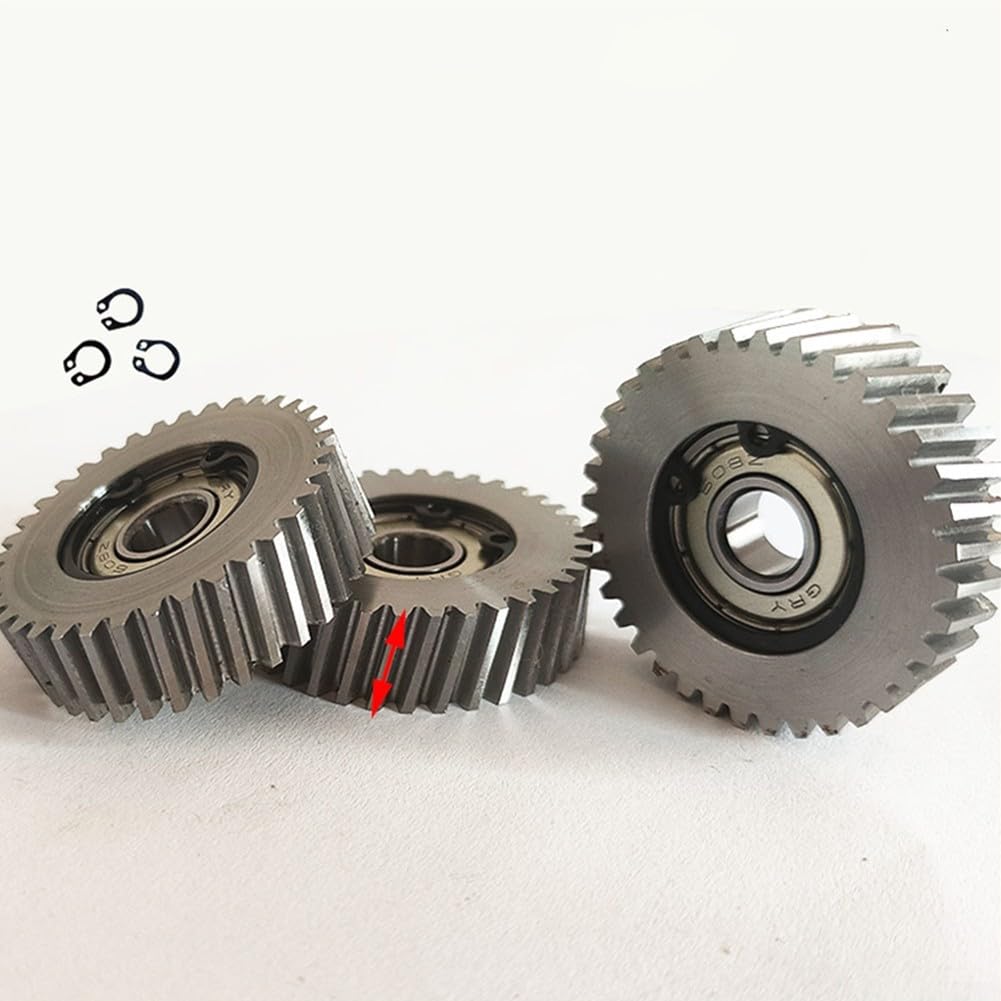 Planetengetriebe, 3-teiliges 36T-Ebike-Getriebe-Set, Ebike-Motor, Geräuschreduzierung, Getriebe-Set, langlebige Leistung, Fahrrad-Modifikationszubehör (komplett Stahl)