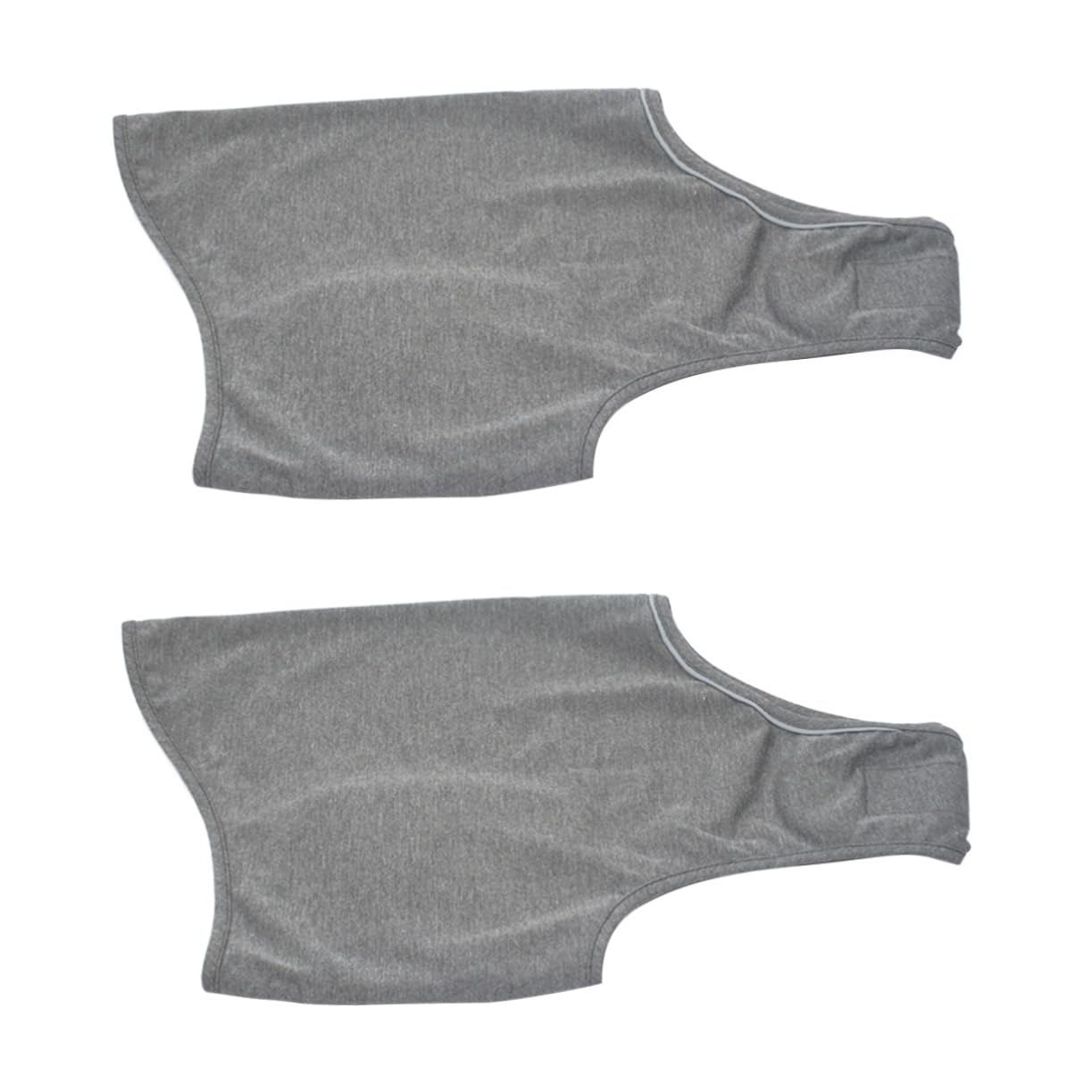 Manteau anti-anxiété chien stressé POPETPOP gilet gris apaisant