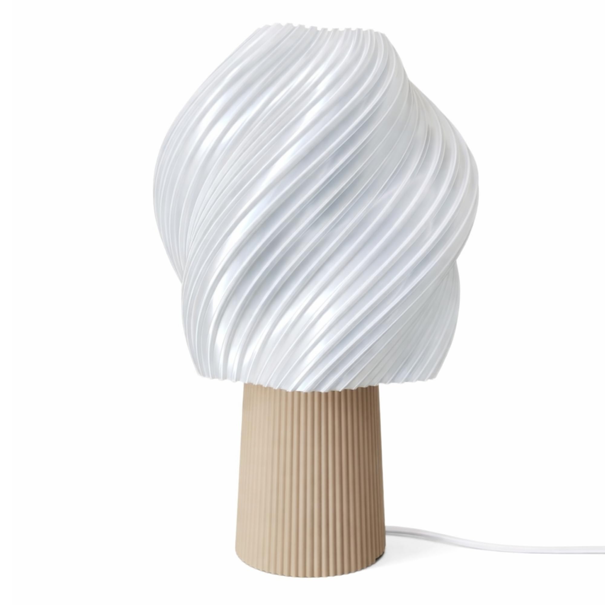 Générique Lampada da tavolo con stampa 3D, realizzata a mano in Francia, illuminazione decorativa moderna