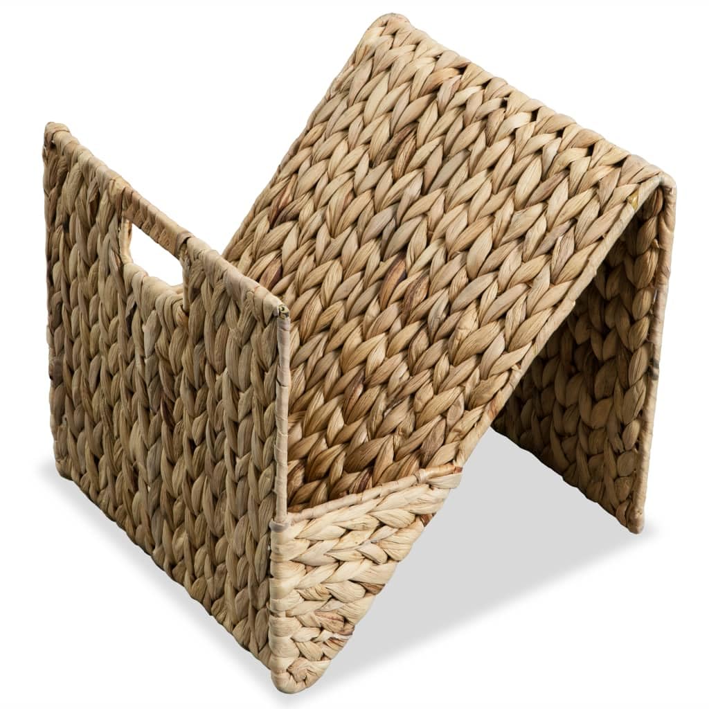 Furniture Select Porte-revues en jacinthe d'eau 31 x 31 x 31 cm