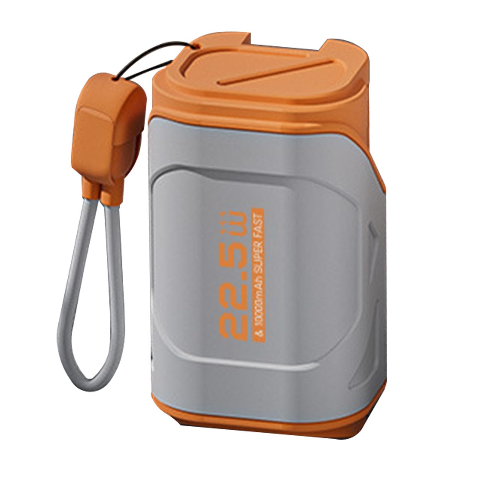 SIXRUN Caricatore Portatile USB C con Presa a Muro 10000 MAh Caricatore Portatile a Ricarica Rapida, Ideale per Viaggiatori e Utenti in Movimento, Soluzione di Ricarica Sicura e Affidabile (GRAY)