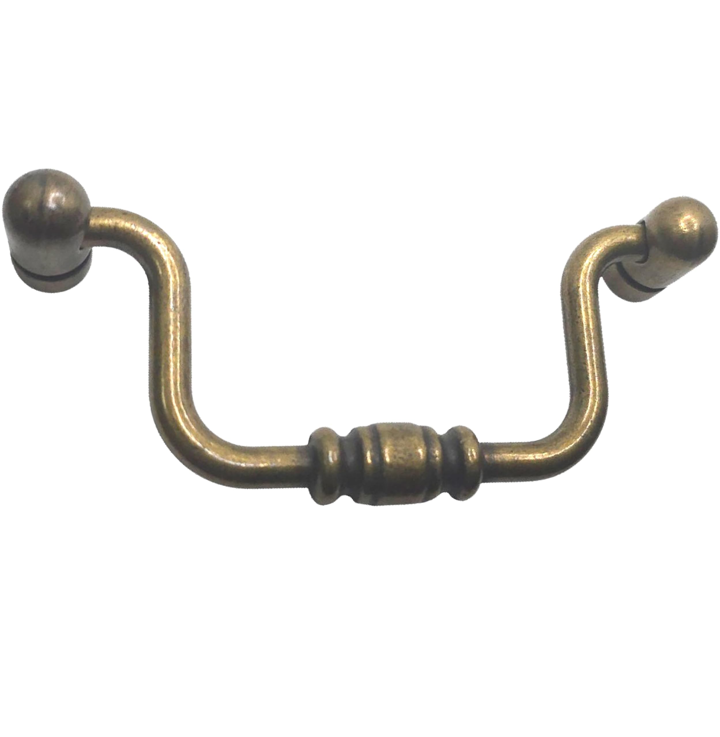 Universal Hardware Aged Brass Antique Brass Door Handle (645-28 Brass)
