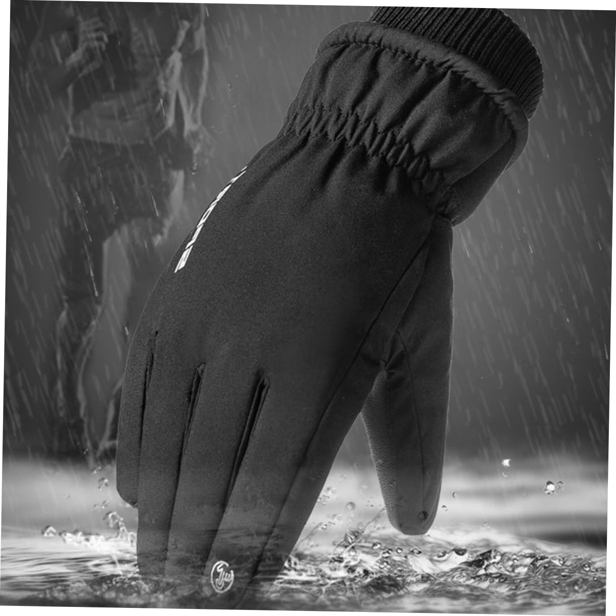 SUPVOX 1 Par De Guantes Guantes De Esquí De Snowboard para Hombre De Snowboard De Cuero para Hombres De Invierno Orejeras para Hombres Guante De Pesca