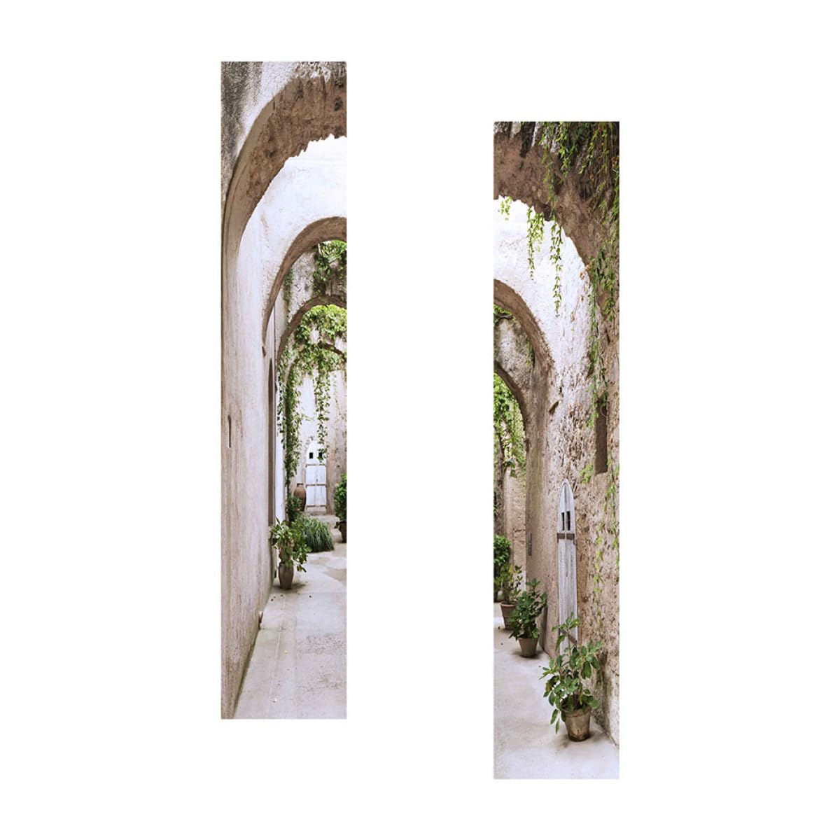 Autocollant de porte 3D Hohopeti pour une ambiance de chambre rustique