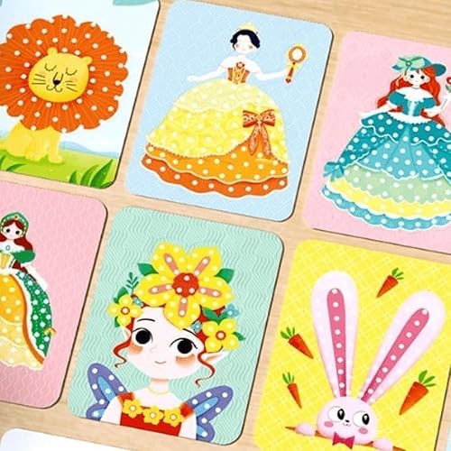 Miniatura 10 de Mystoneer Poke Art Kits para niños, Frenesí de arte de tela para niños, juego de arte de tela encantada para niñas de 4 a 8, 6 a 8, 8 a 12, 5, 6, 7,