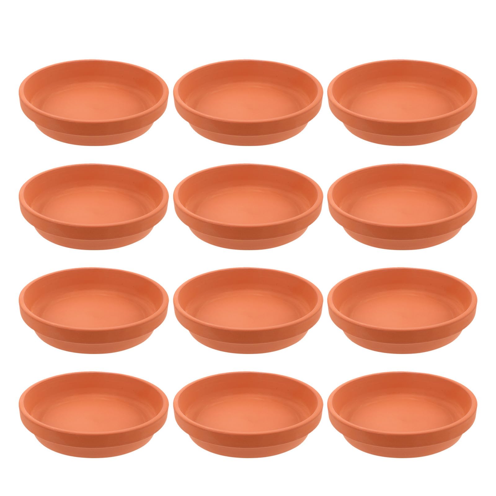 Soucoupe en terre cuite ronde de qualité supérieure pour extérieur