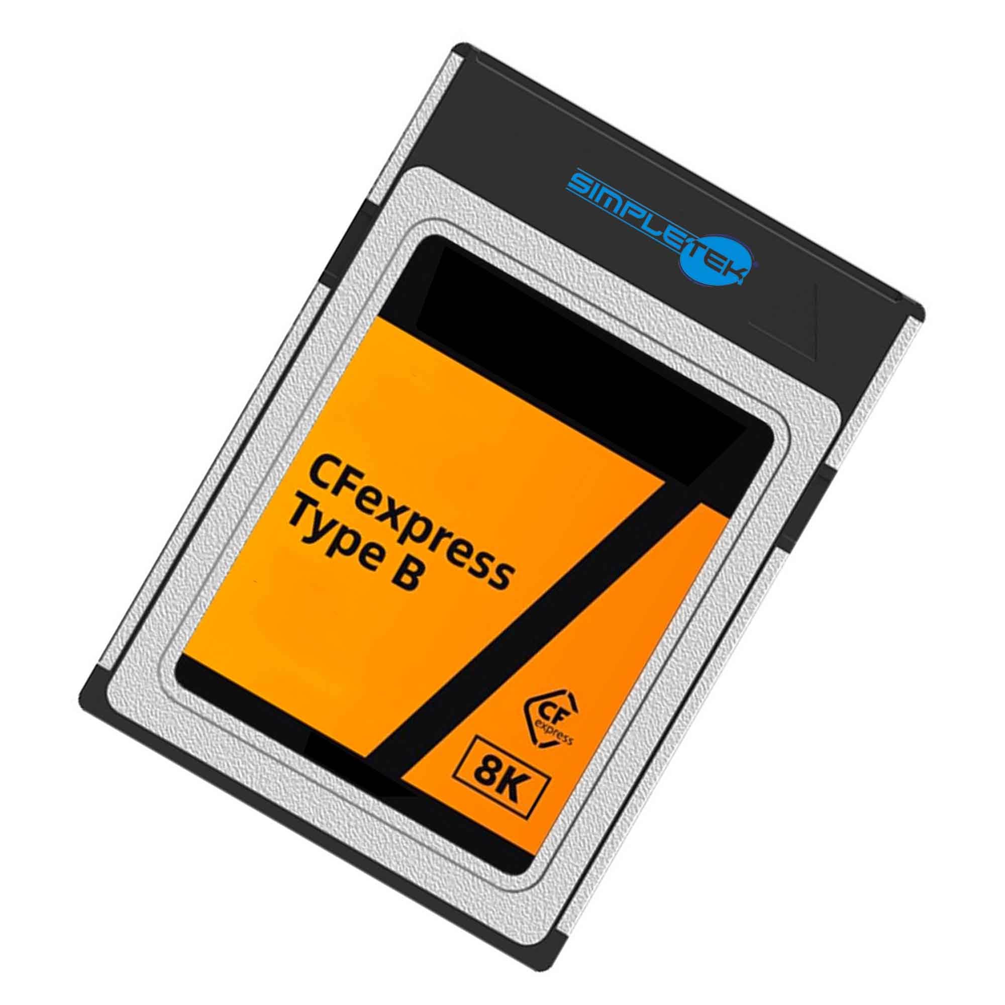 SIMPLETEK – Scheda di Memoria CFexpress Tipo B da 512GB 8K | NAND MLC 3D 50 pin | per Fotocamere e Videocamere