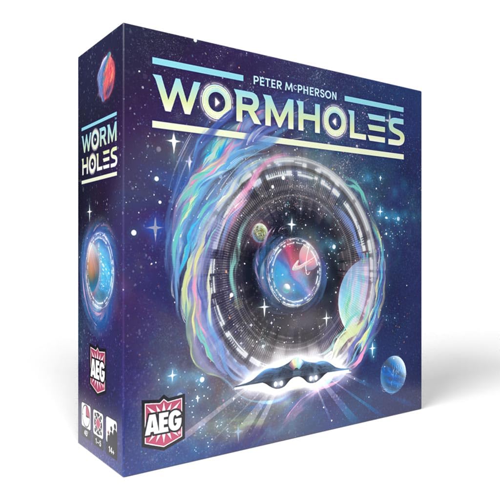 Alderac Entertainment | Wormholes Board Game in English for All Family | Strategic Competitive Game for 1-5 Players | Connect the galaxy one wormhole at a time