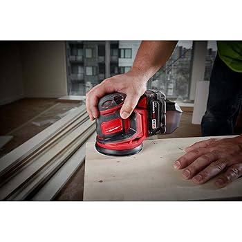 2648-20 M18 with Milwaukee 18V Cordless Random Orbit Sander