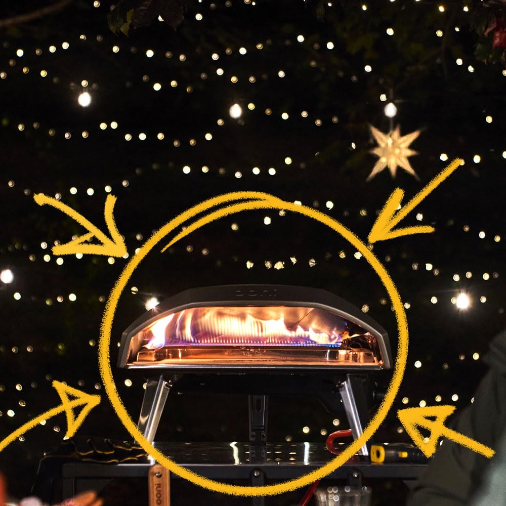 Ooni Koda 16 forno per pizza a gas da esterno 37 mBar