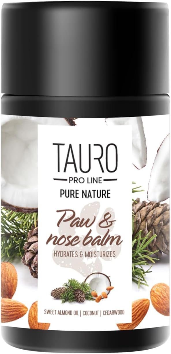 Pure Nature Nose and Paw Balm for Dogs – Snout Sother, Dog Moisturiser for Dry Skin – Effective Paw Balm and Professional Grooming or Home Use Gentle Formula for All Stages Dogs, 75ml