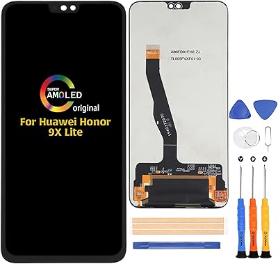 Ecran LCD Complet Noir Pour Honor 9x lite Sans Chassis