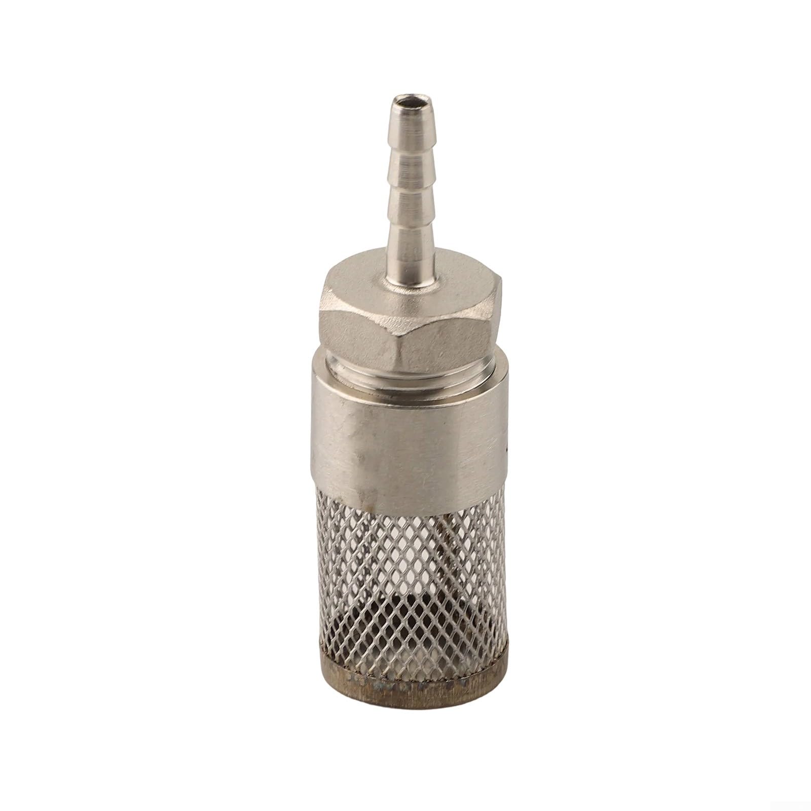 Suction Hose Filter Water Pump Strainer for Intake Hose Garden Pump, Hose Filter in Stainless Steel 304 for Gas Line 6 mm 18 mm (6 mm)