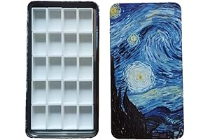 Empty tin case for watercolors and acrylics