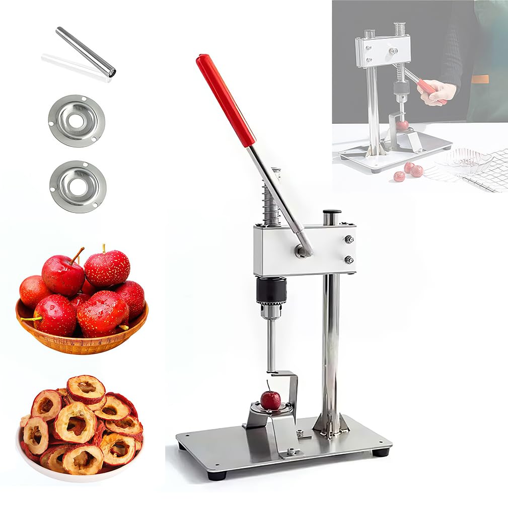 GYKOZY Portable Hawthorn Corer, Red Dates Corer With Anti-slips Handle, Stainless Steel Fruit Core Remover Tool, Easy Core Remover, for Hawthorn, Red Dates, Cherry Pitting