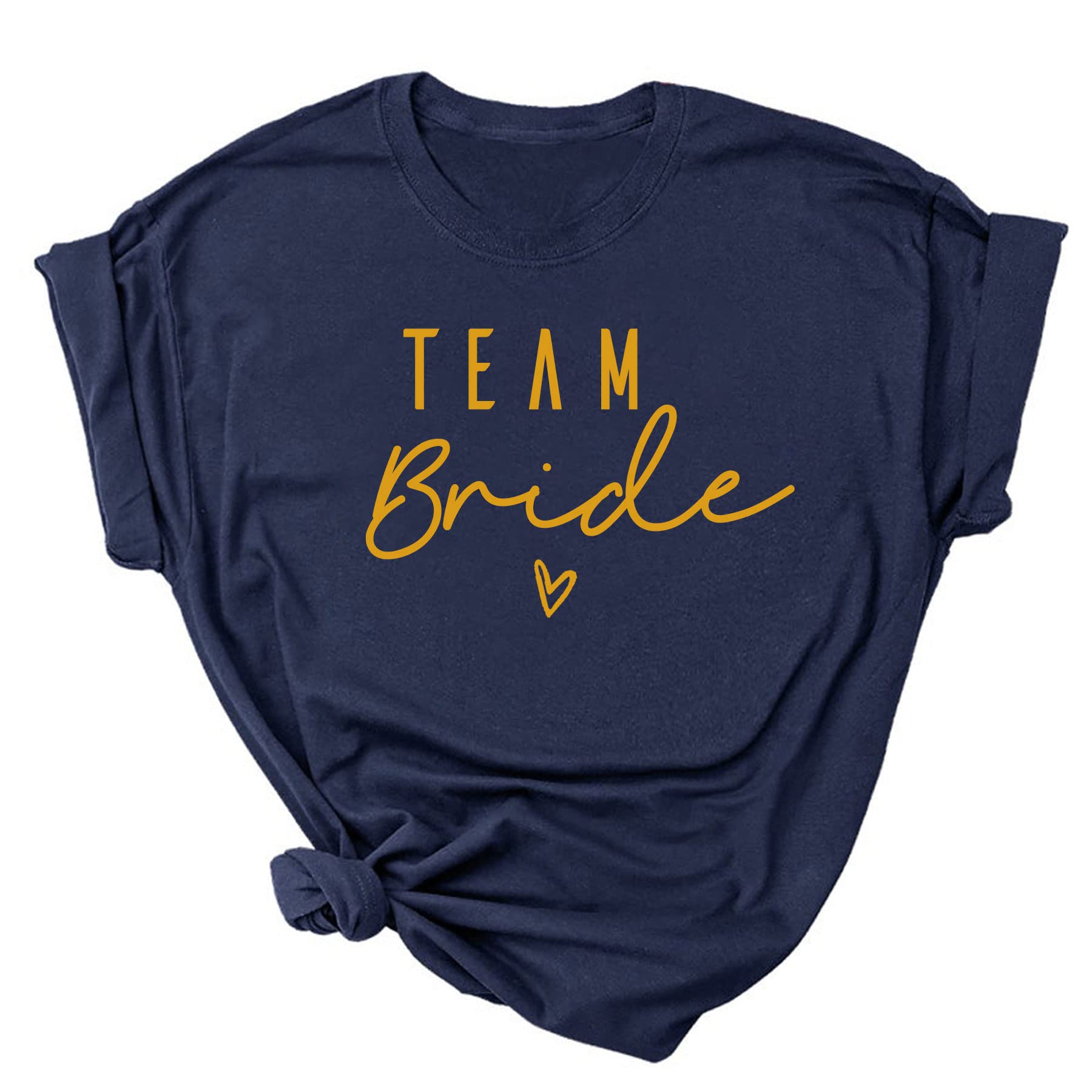 RuDilyBride Bachelorette Party Shirts Bride Team Party T-Shirt Wedding Party Tshirt Bridesmaid Proposal Gift Tees Tops