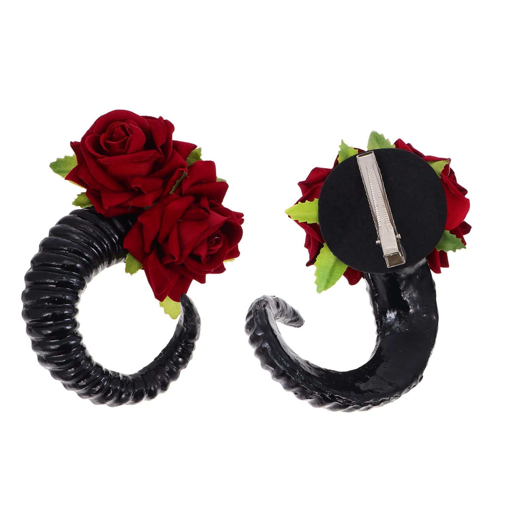 WOONEKY1 Pair Claw Hairpin Girls Clothing Animal Costumes for Hair Clips for Horn Headband Halloween Buck Bill Clip Horn Hair Clips Gothic Hairband Headband Props