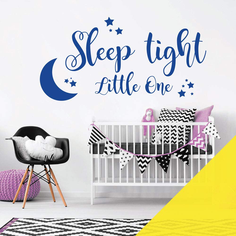 Sleep Tight Little One - Baby Nursery Wall Art Sticker [Medium] [Lemon] — image 1