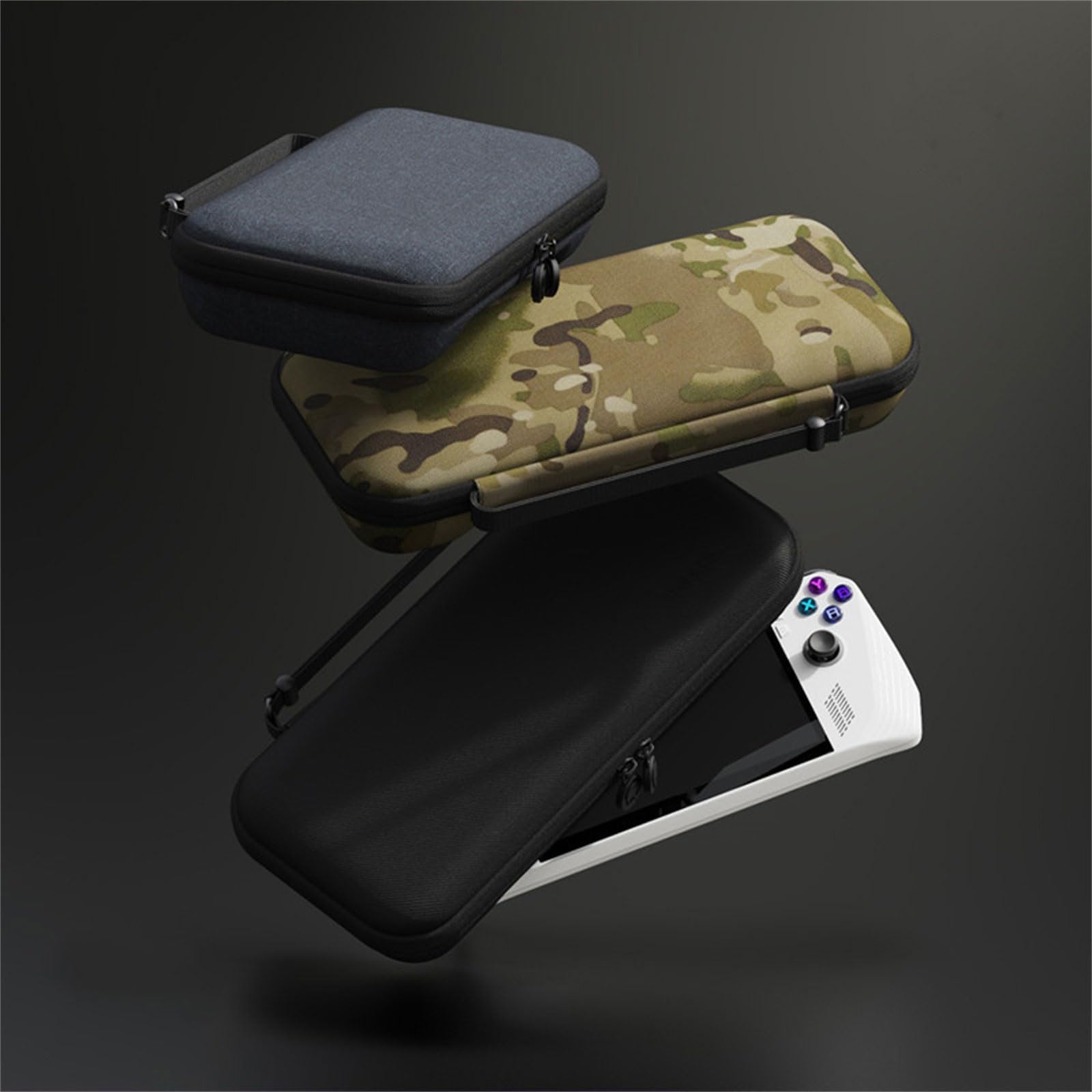 Custodia da Trasporto per Console da Gioco ROG Borsa da Viaggio Resistente all ' Acqua con Scomparti Multipli e Custodia da Trasporto con Tracolla Regolabile
