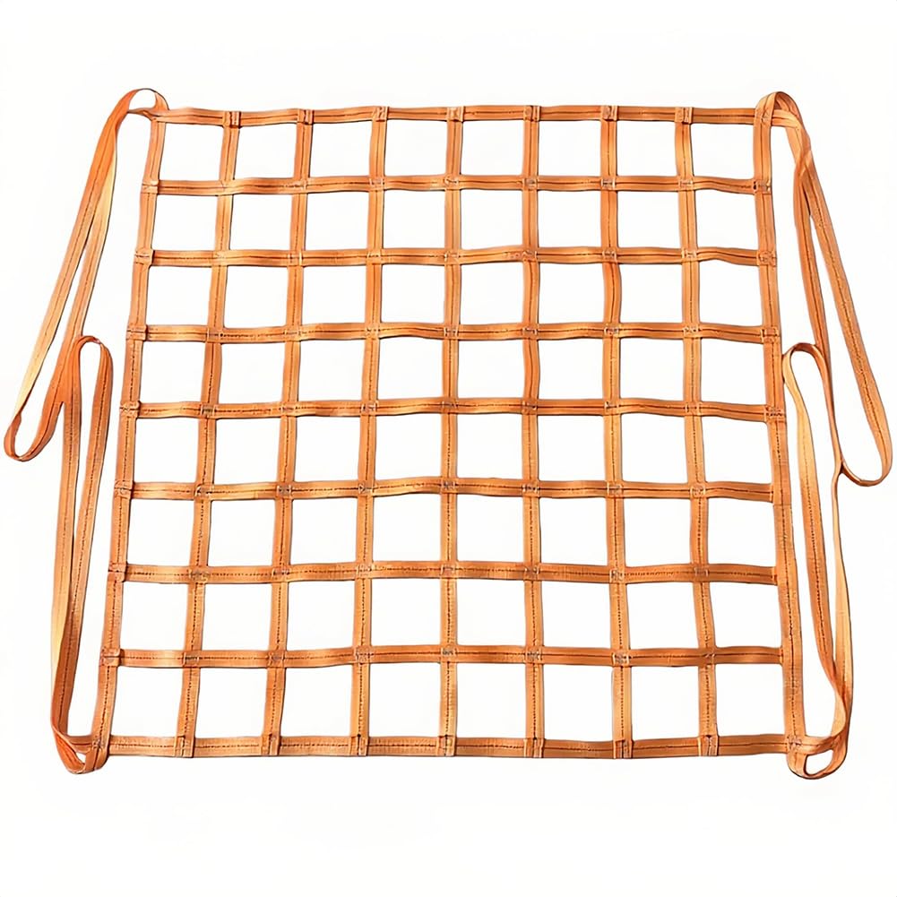 Sicherheits-Hebenetz für schwere Lasten, reißfestes Schlingennetz aus Nylon-Netz, multifunktional für BAU/Umzug/Rigging/Abschleppen, industrielle Hebe-Arbeitsausrüstung 3X3M/Mesh15cm/Load2t