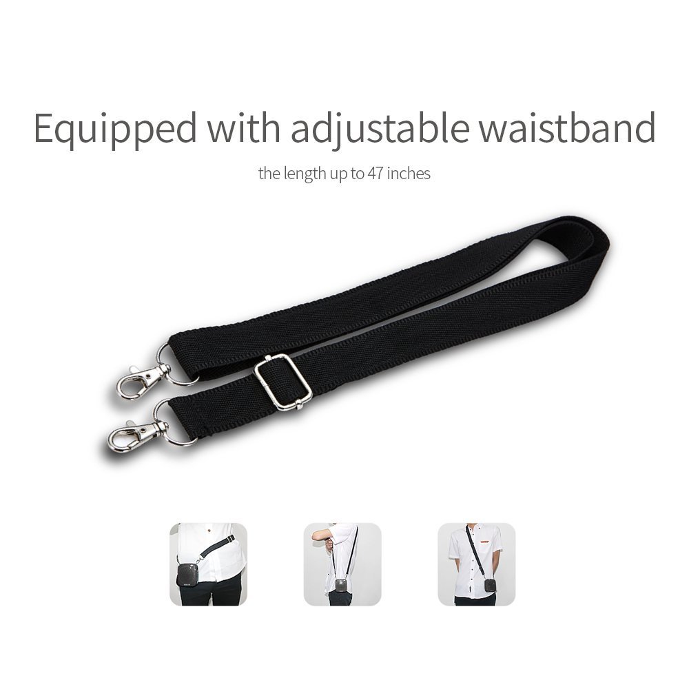Sprachverstärker mit kabelgebundenem Mikrofon Headset, Stimmverstärker Tragbarer SHIDU M500 Mini-Lautsprecher Pa Speaker, wiederaufladbarer 2000mAh Verstärker für Lehrer, Reiseleiter, Yoga