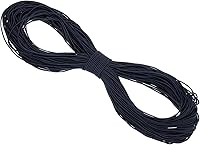 Vista 71 de PATIKIL Cuerda elástica elástica de 109 yardas (328.1 ft), cuerda elástica pesada de 0.059 in, albaricoque para manualidades, correas de gancho