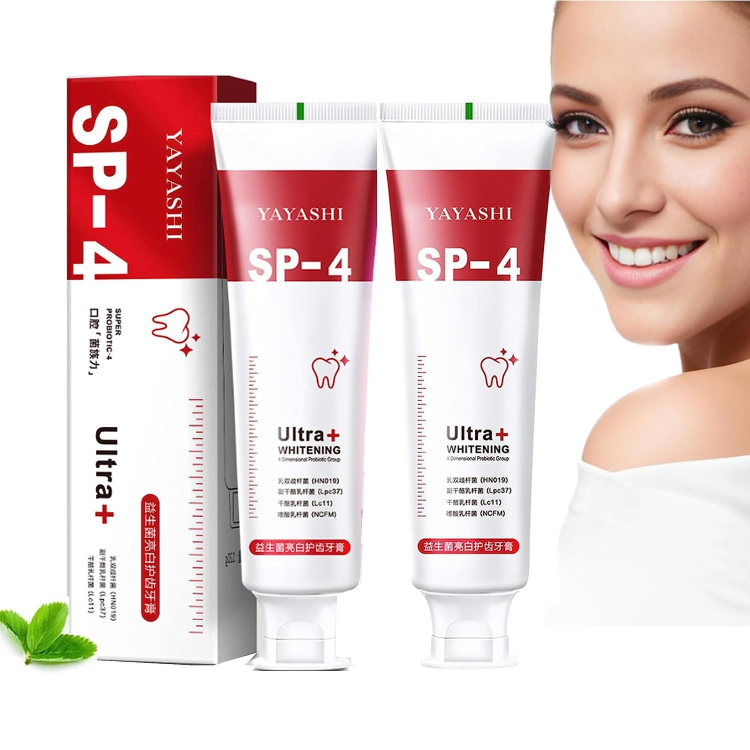 Sp-4 Toothpaste, Yiliku Sp-4 Probiotic Toothpaste, All Smiles-Brightening & Stain Removing Toothpaste, SP-4 Brightening Toothpaste Fresh Breath Toothpaste