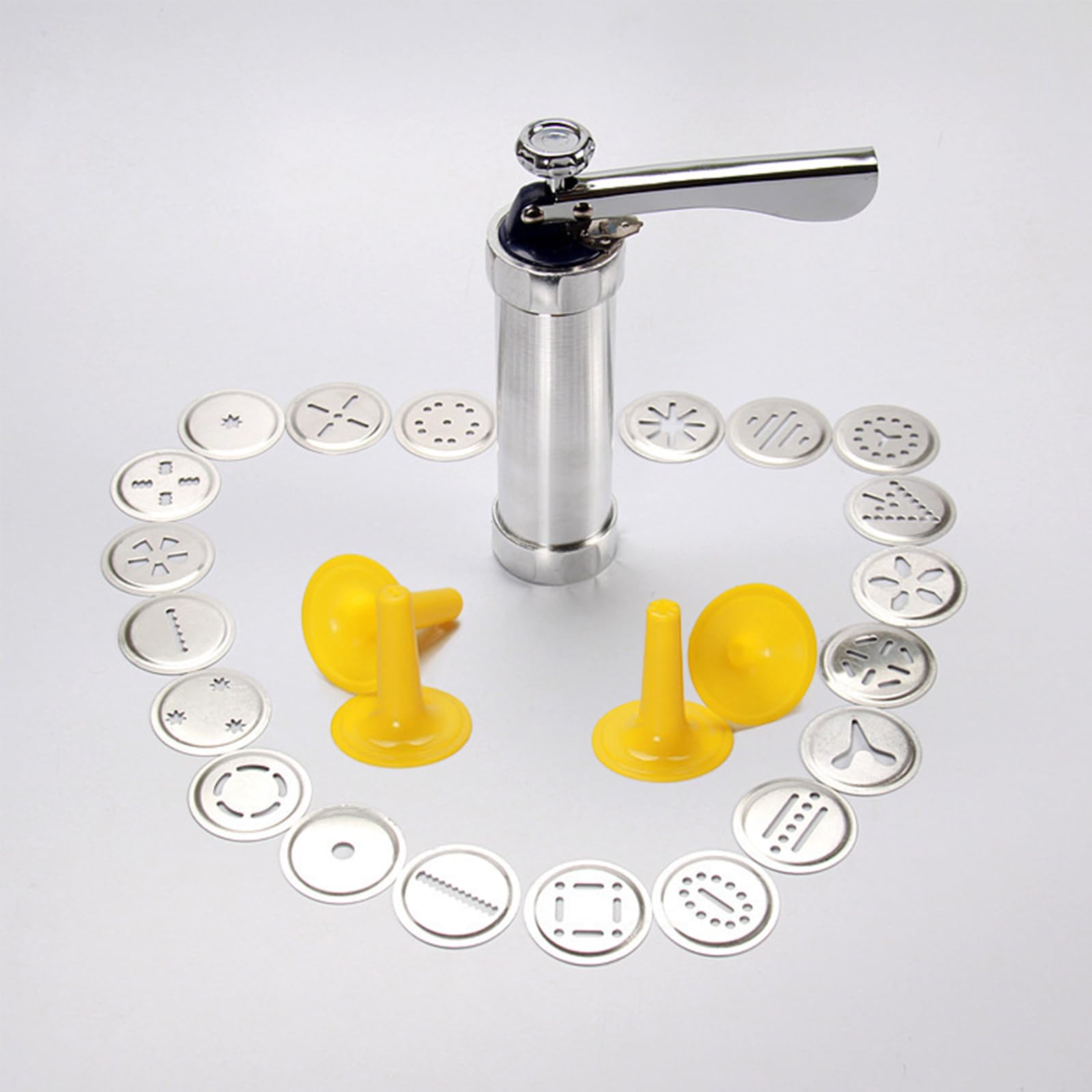Back Kekse Maschine, Babykekse Maschine Edelstahl, DIY Kekshersteller, Kekspresse Edelstahl, Garnierspritze, Werkzeuge, mit Denen Kekse in der K¨¹Che Zubereitet Wwerden K?nnen