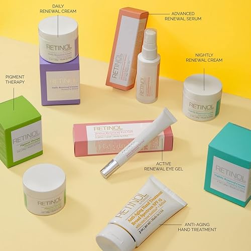 Miniatura 2 de Colección de retinol - Cremas de día y noche, tratamiento de manos, gel para ojos y suero de renovación