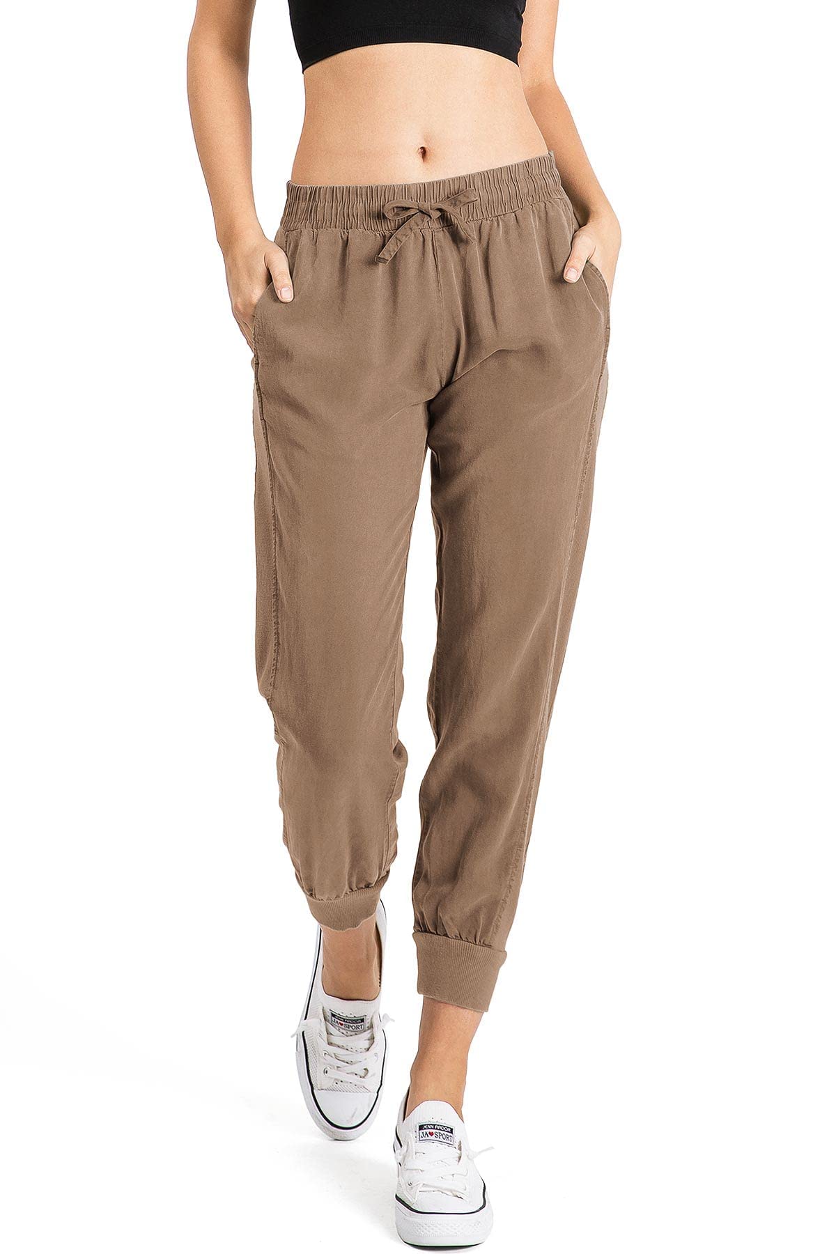 Slim Fit Sideline Joggers by Love Tree