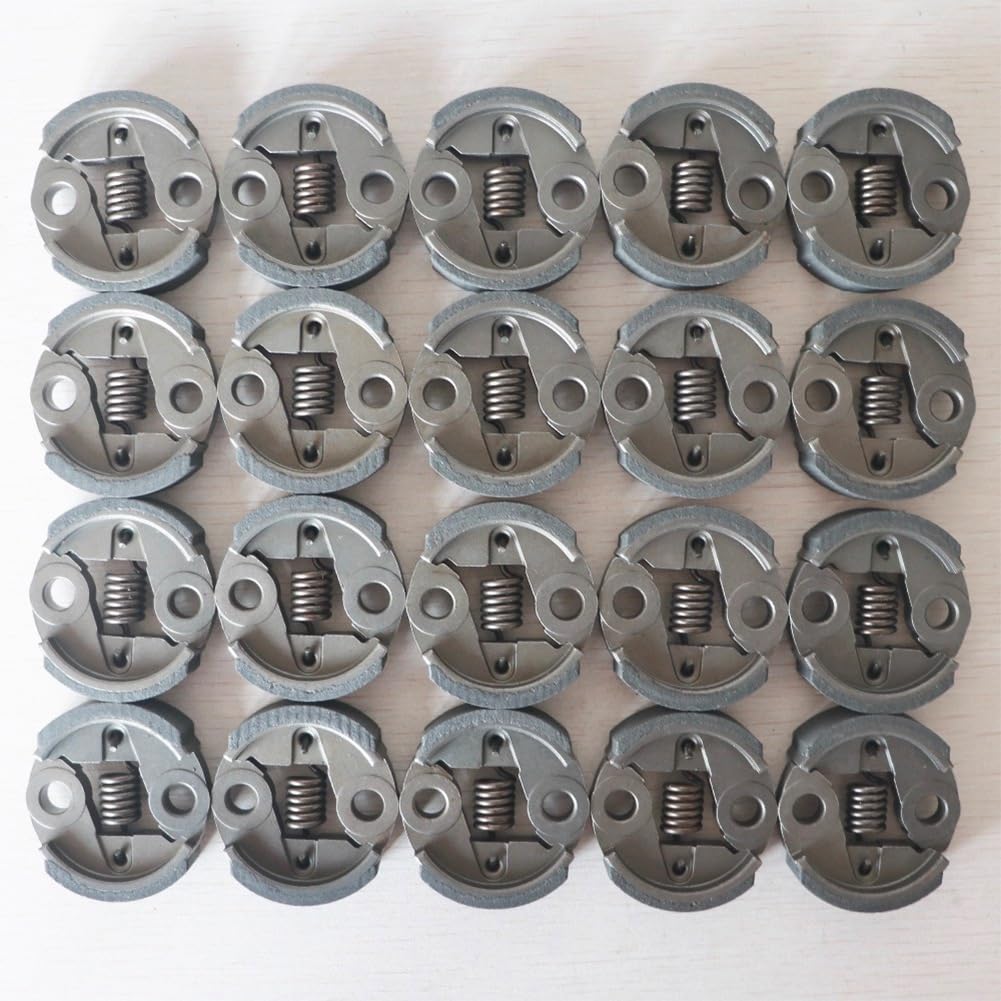 Lisher - Embrague de desbrozadora para abreviatas domésticas, embrague de cortadora de césped 32/34 muelles de embrague de cortadora de setos 52 mm
