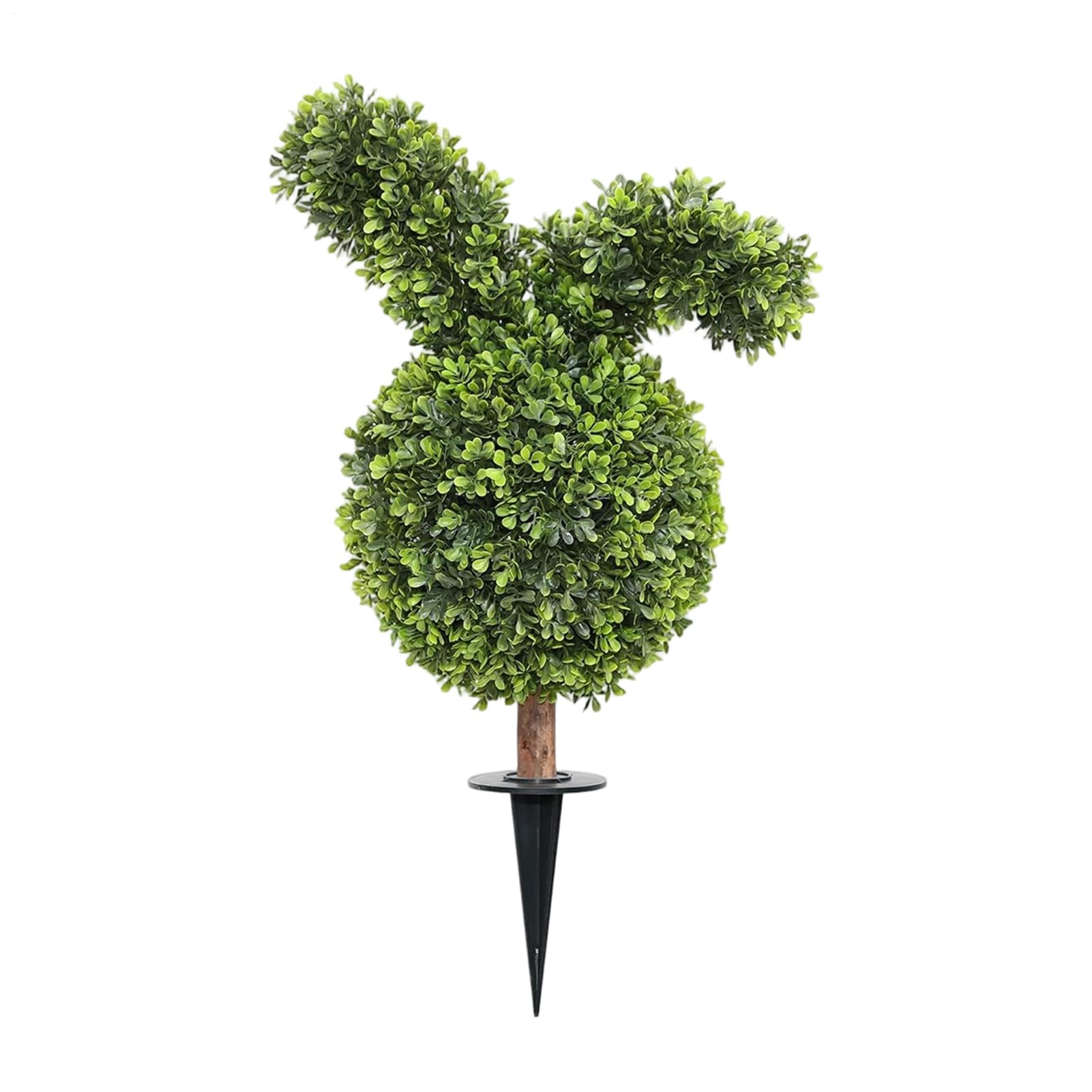 Piante artificiali di bosso per esterni, albero realistico da 71 cm, piante finte da esterno con picchetto, per fioriere da interni, giardino, cortile, decorazione pasquale