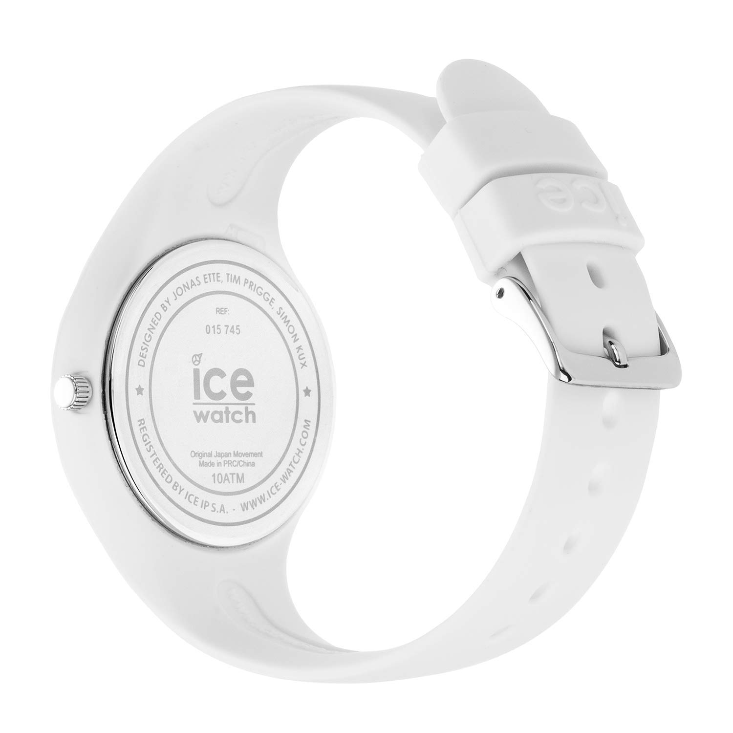Ice-Watch - ICE sunset Turquoise - Damski biały zegarek z silikonowym paskiem - 015745 (Small)