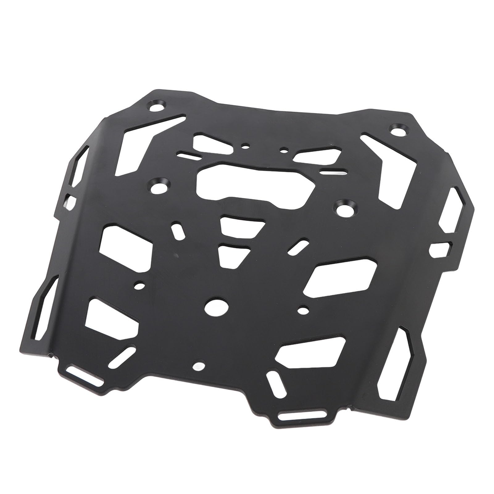Jeffergarden Bagażnik Tylny Motocykla 3MM Aluminiowy Tylny Wspornik Bagażnika z przedłużoną płytą do Przechowywania Matowy Czarny Szybki montaż dla XL750 2023 2024 Touring Dojazdy