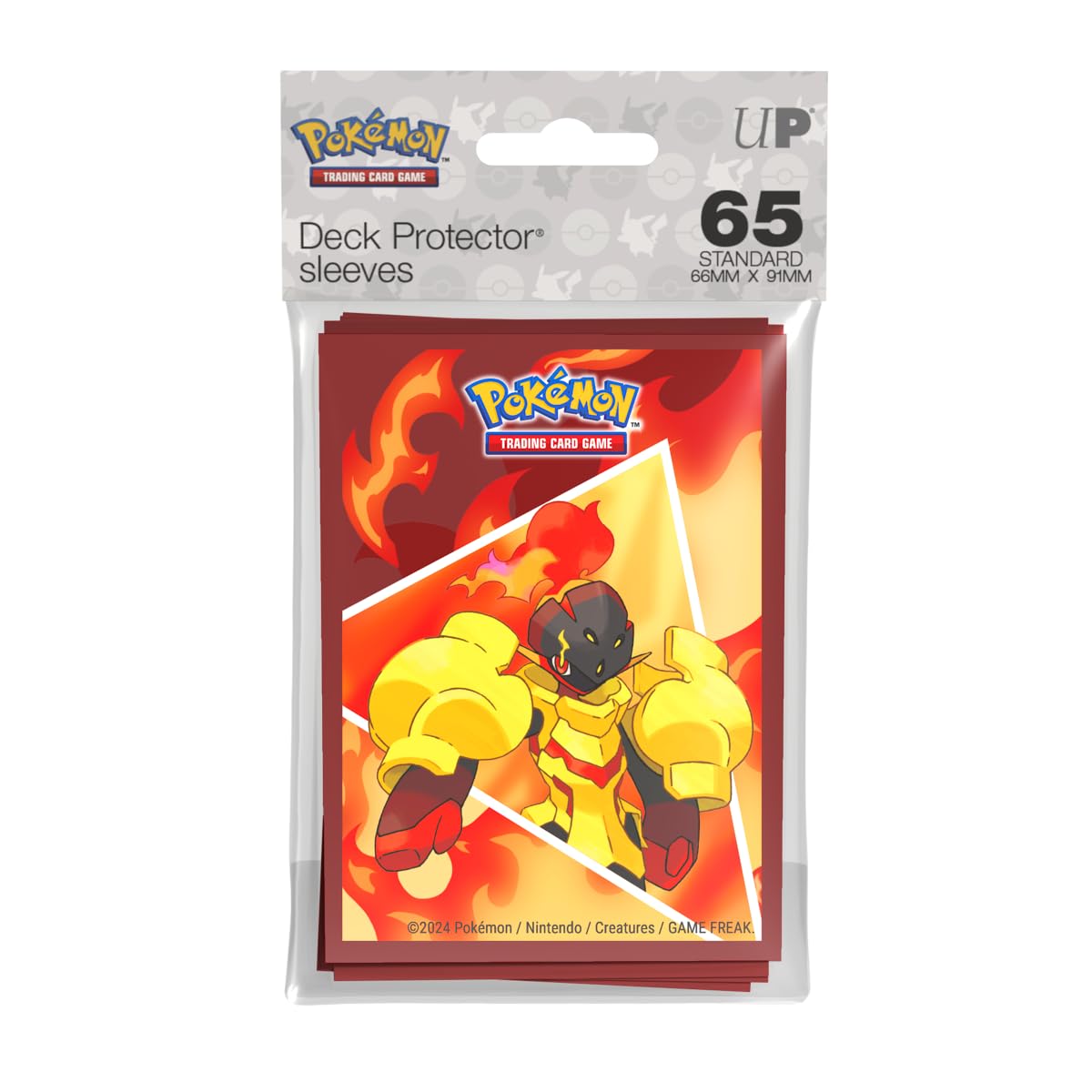 Ultra PRO - Armarouge 65ct Deck Protector Sleeves for Pokemon - ChromaFusion Technology, Archival-Safe, Standard Size, 65 Count, Perfect for Baseball,