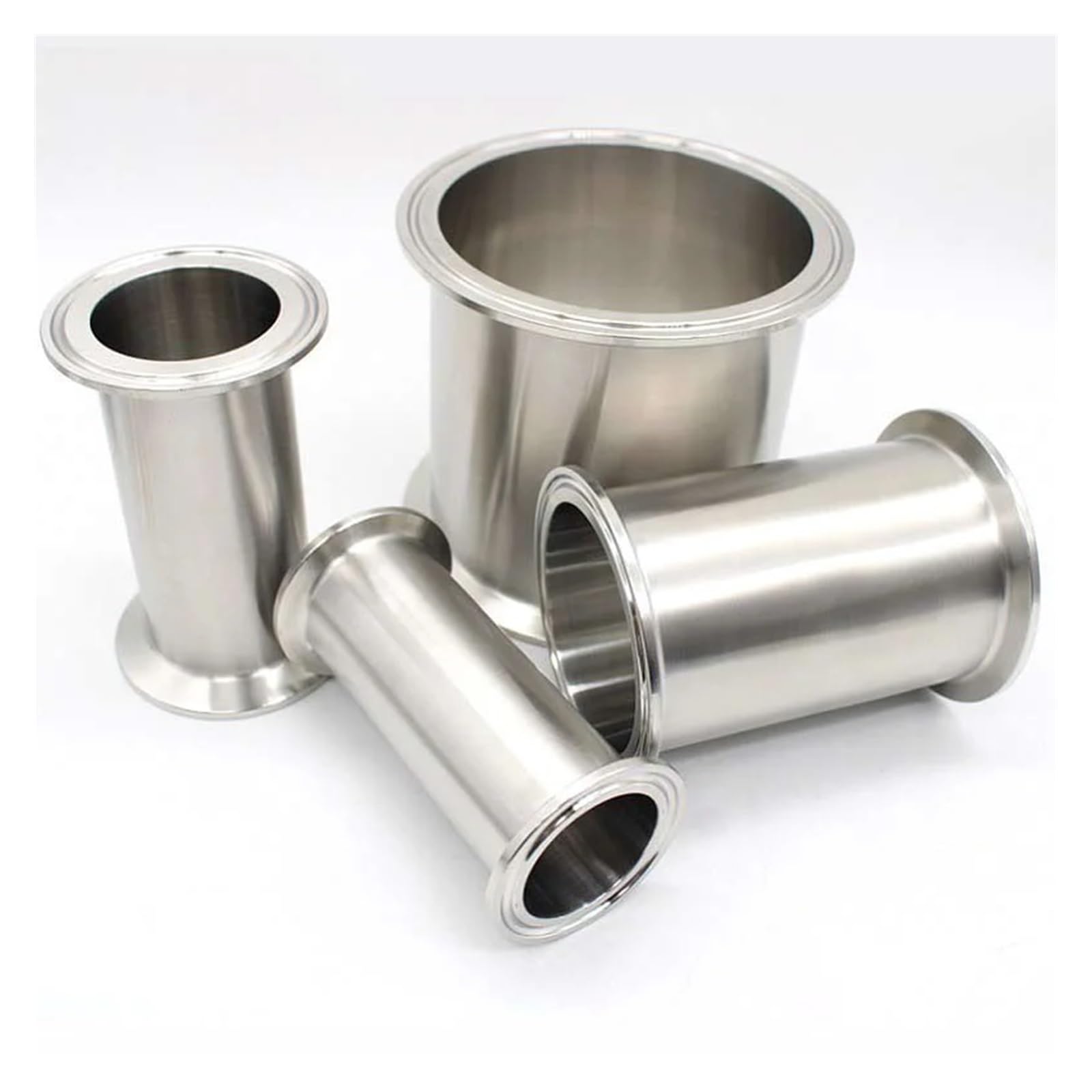 Czmdkexm One Color 4" 102Mm (Od 119Mm) L=150Mm Spool Tube Ferrule Ss304 Stainless Steel Pipe Fittings