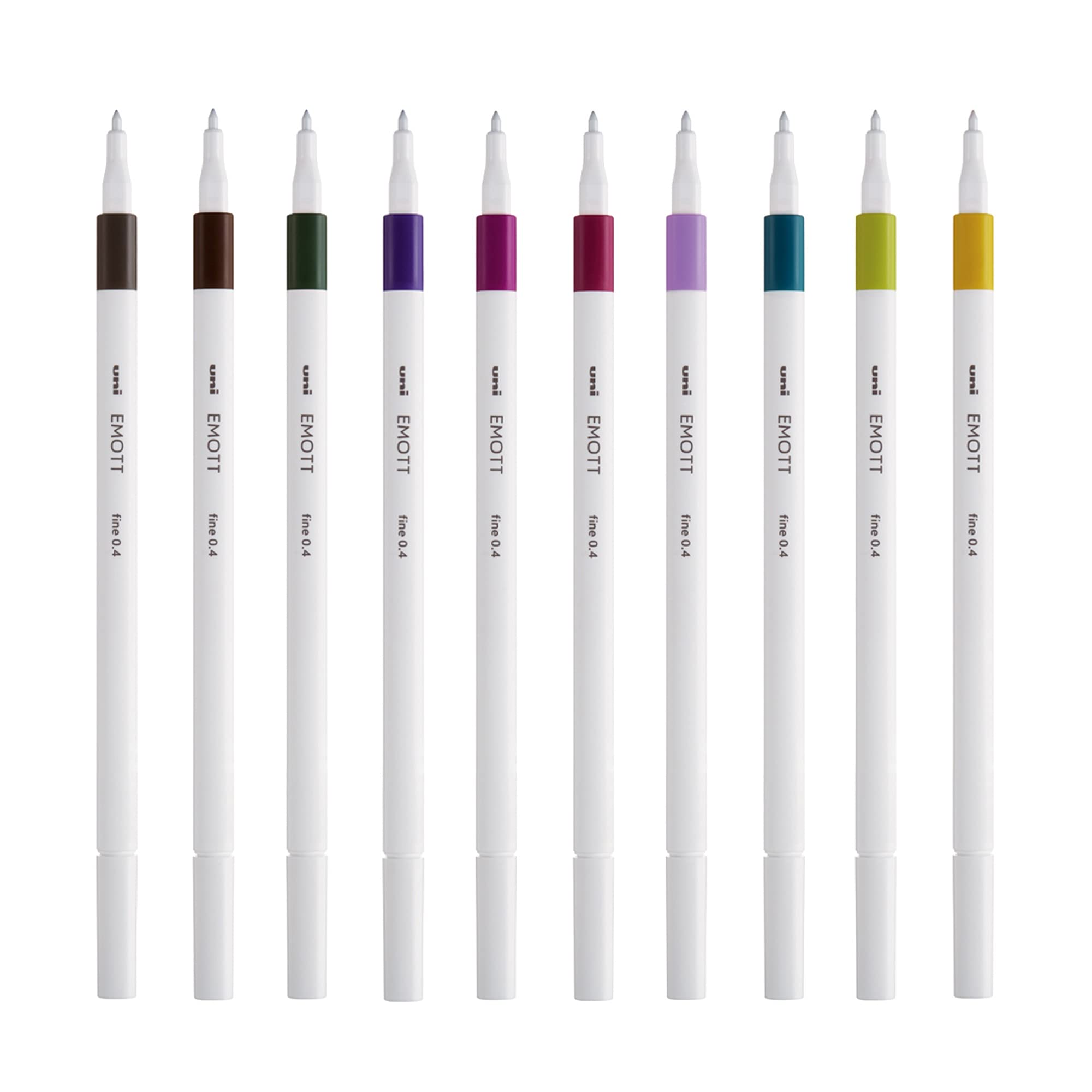 Mitsubishi Pencil Rotuladores Uni-ball Emott Pack 10 Colores