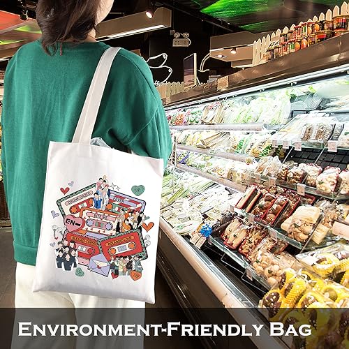 K-POP Music Travel Shopping Bag Kpop Album Lover Reuseble Bag South Korea Star Team Fans Gift (PO-LOVE) - Image 4