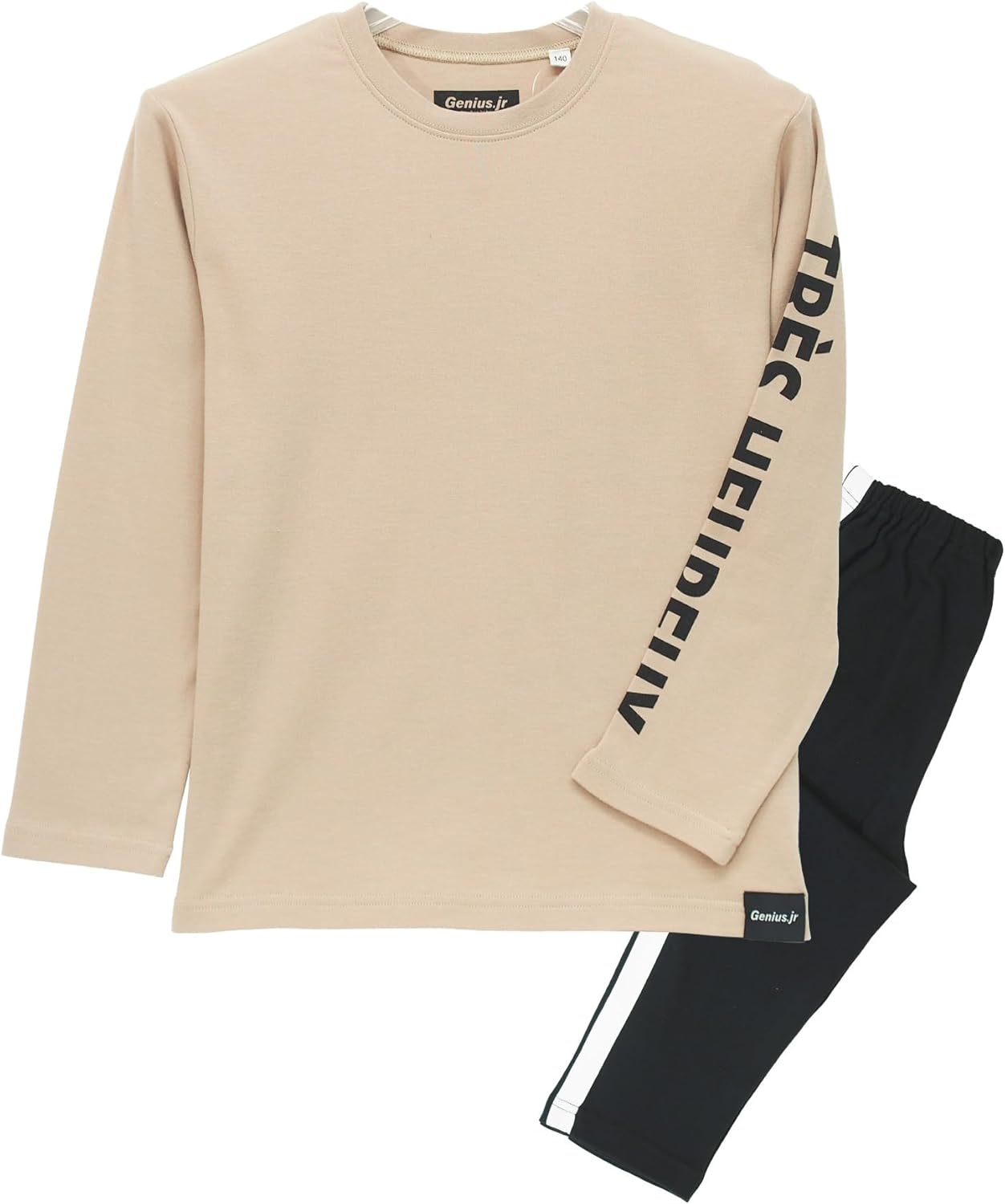 [ON NISHIKI] パジャマ キッズ 男の子 女の子 長袖 綿100％ スムース素材 肌に優しい 上下セット 長ズボン ルームウェア 部屋着 130cm/140cm/150cm/160cm/170cm