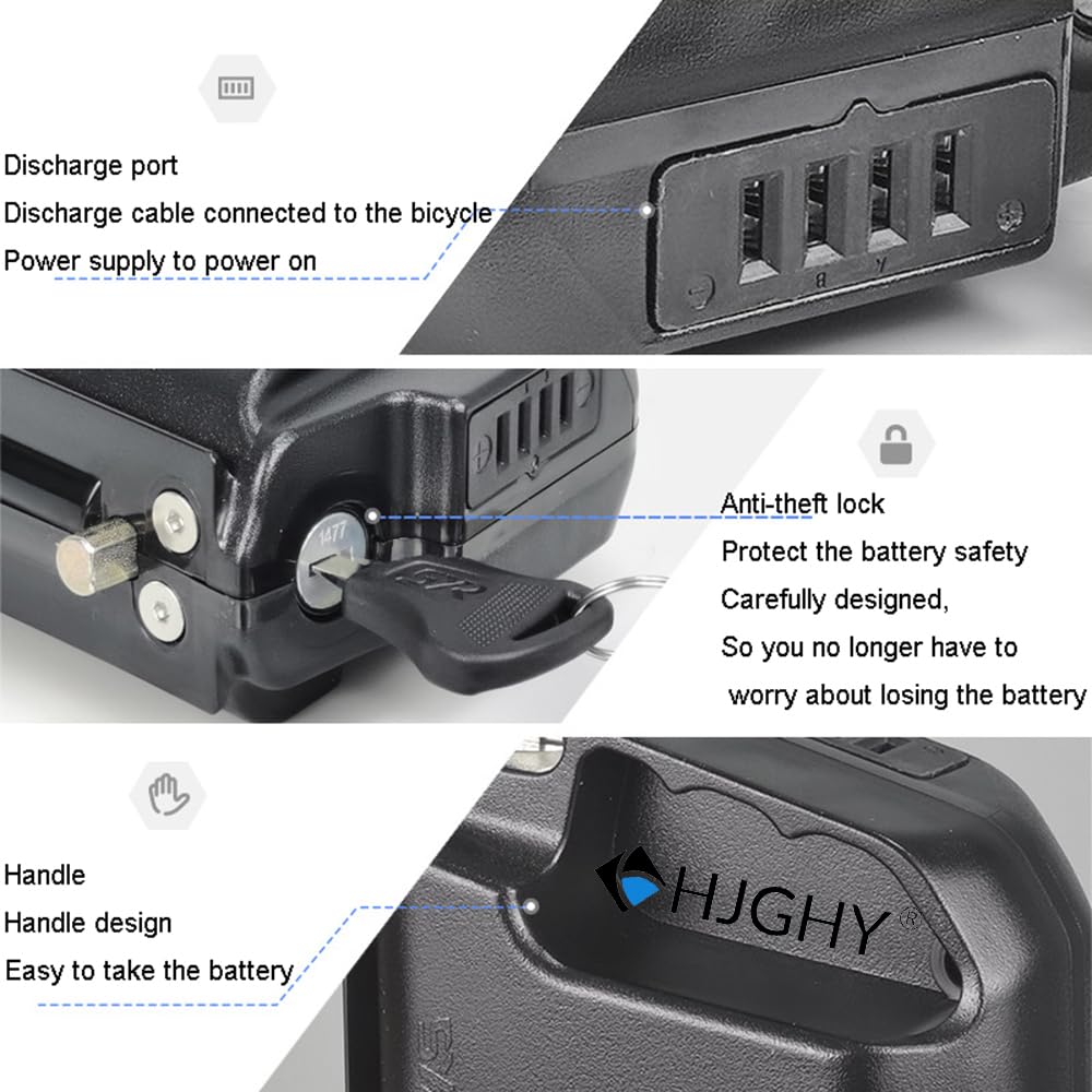 Batterie Lithium-ION 48 V 10,4 Ah 14 Ah durcie 36 V 13 Ah 17,5 Ah pour vélo électrique Pliable de 0 à 700 W avec Chargeur