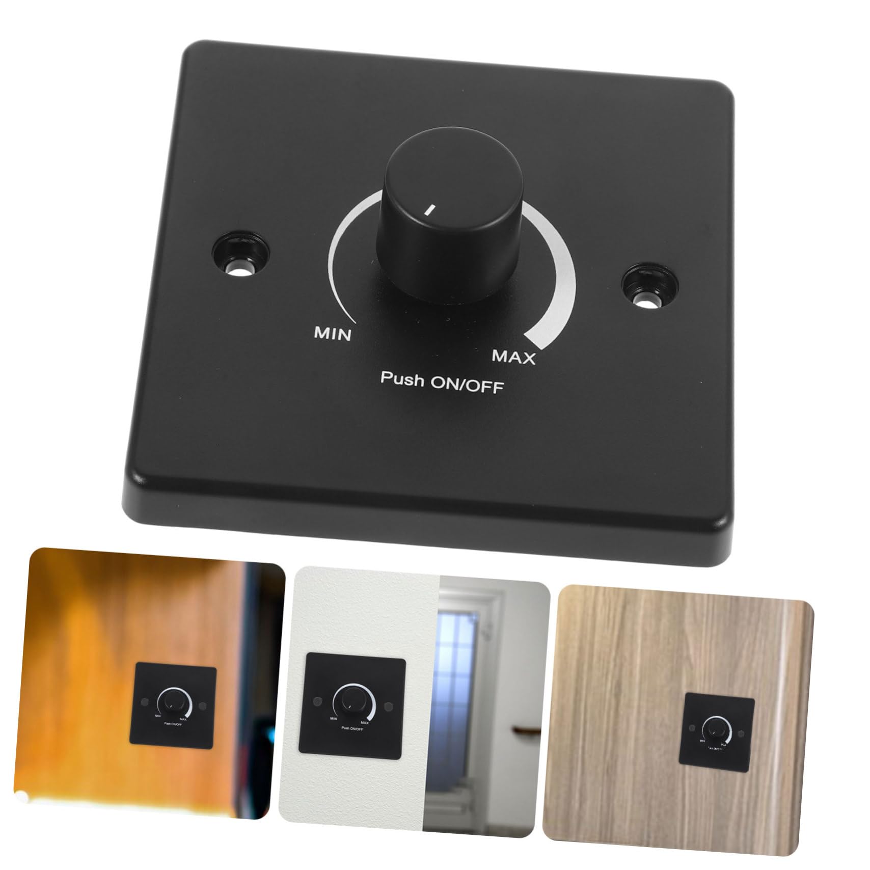 ULTECHNOVO 2 Pièces Gradateur Basse Tension Pour Camping-car Gradateur or Lumière Lumière Lumières De Bande Menées Bascule Gradateur Wifi Capteur Rhéostat à Glissière Pc Black