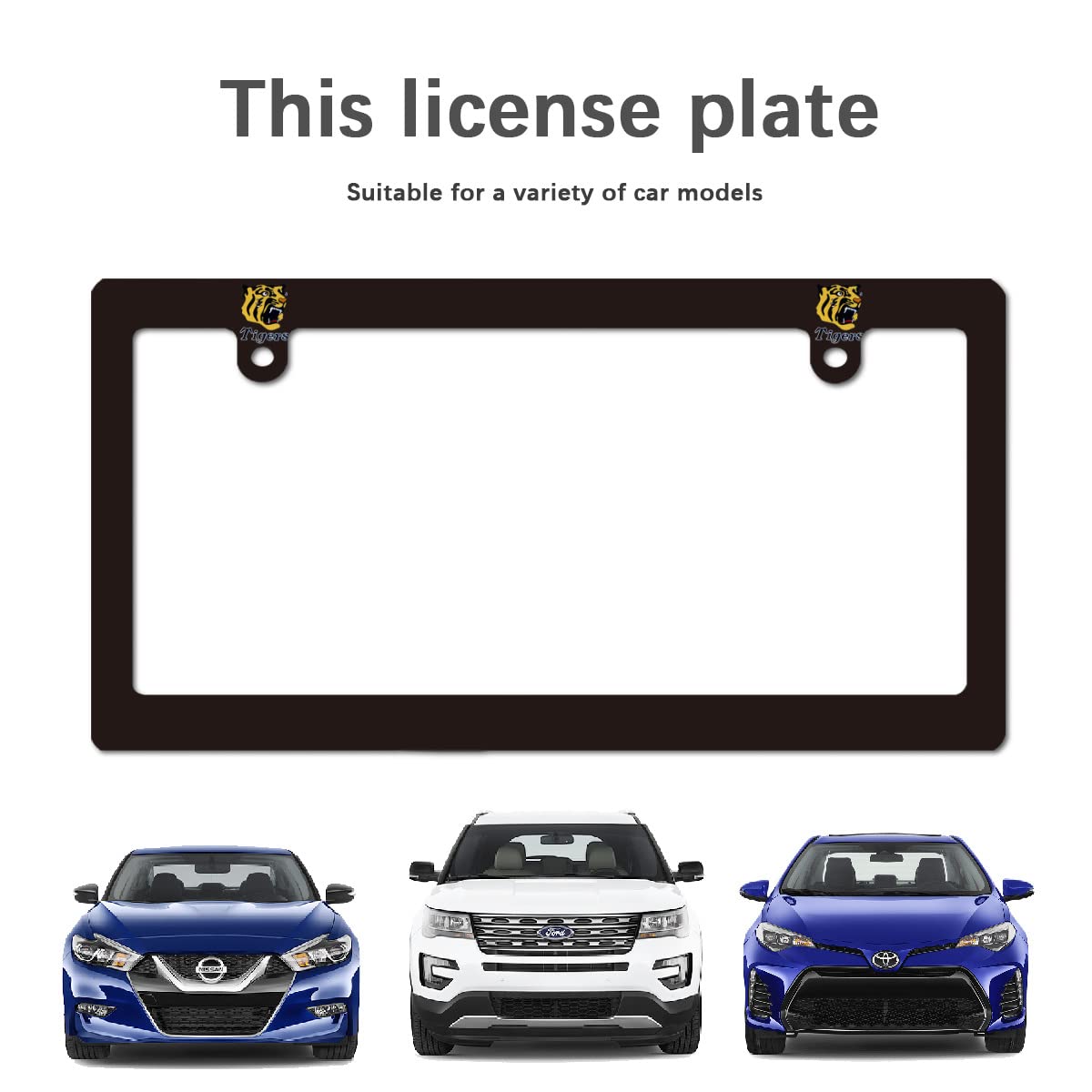 Amazon.co.jp: ナンバープレート フレーム 阪神タイガース タイガー