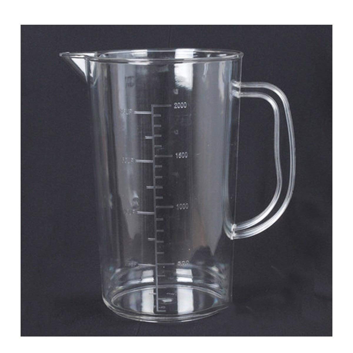 Wandaufkleber Messbecher Acryl Kunststoff Messbecher 500ml mit Skala 2000ml Wärmemilch Teeshop Werkzeug (Größe: 500ml) (2000ml)