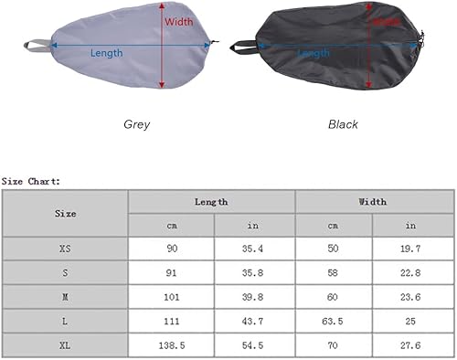 Miniatura 2 de Docooler Cubierta ajustable transpirable de la cabina del kayak del sello de la cubierta de la cabina del océano cubierta de la cabina 5 tamaños
