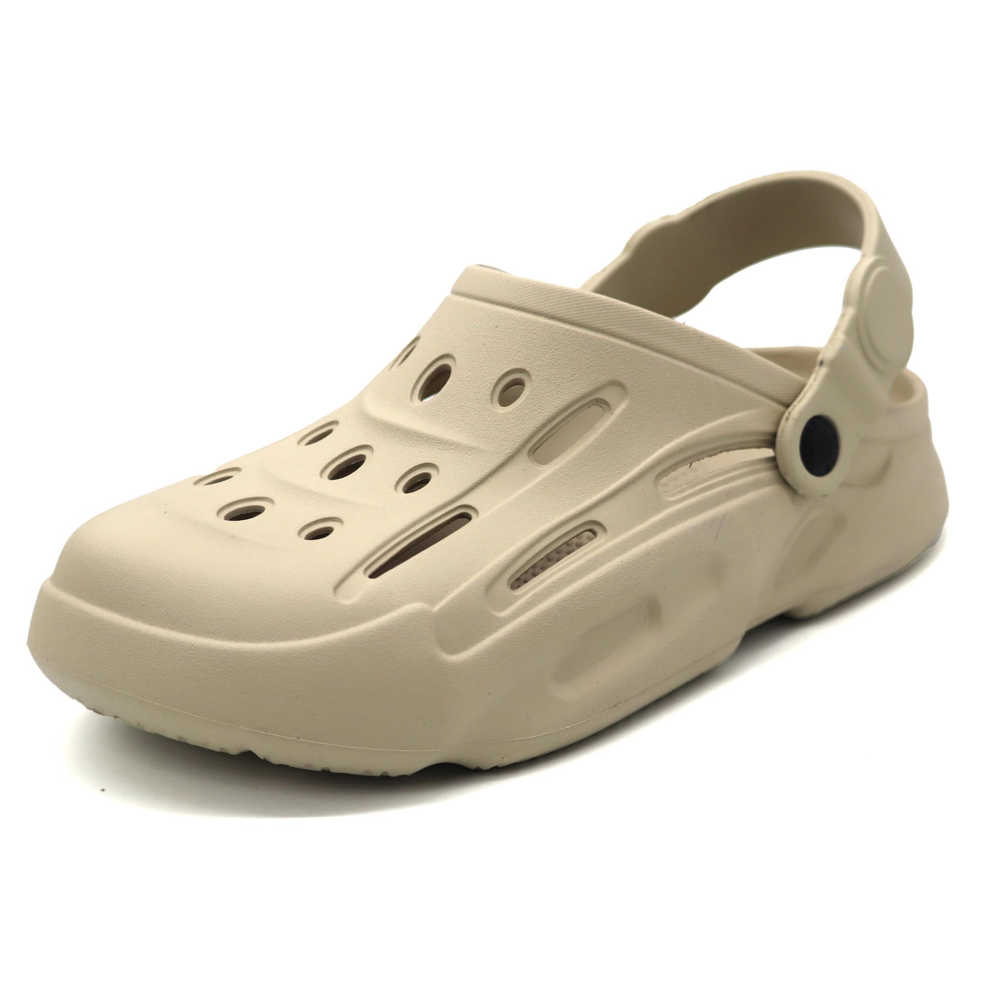 SVAAR Mens Premium Comfortable Clogs || Effortless All-Day Ease with Supportive Back Strap Sandals for Men Beige (B0CSWPG7LN) Amazon Price History, Amazon Price Tracker